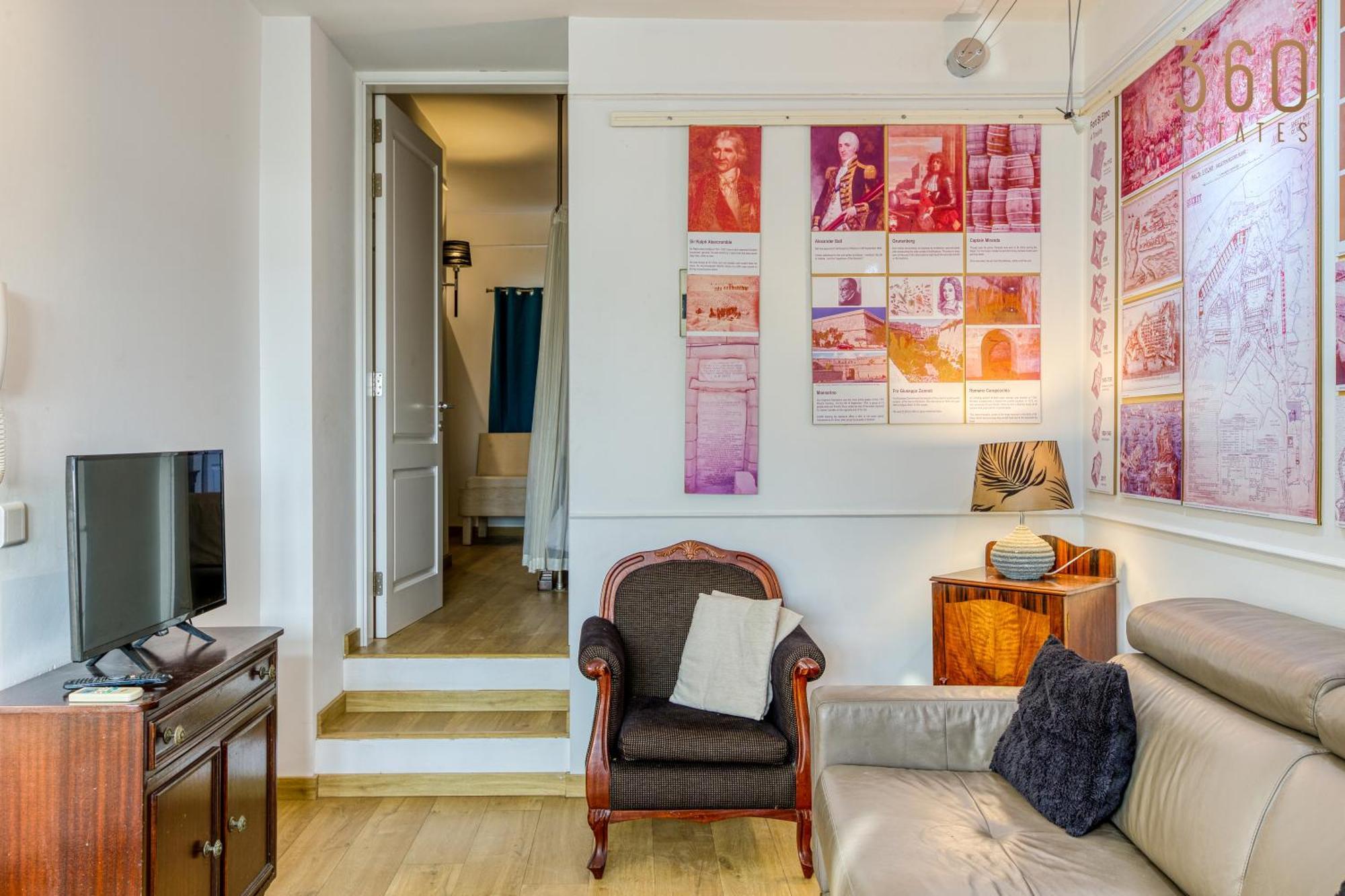 Comfortable 1Br Home With Maltese Balcony In Valletta By 360 Estates Zewnętrze zdjęcie